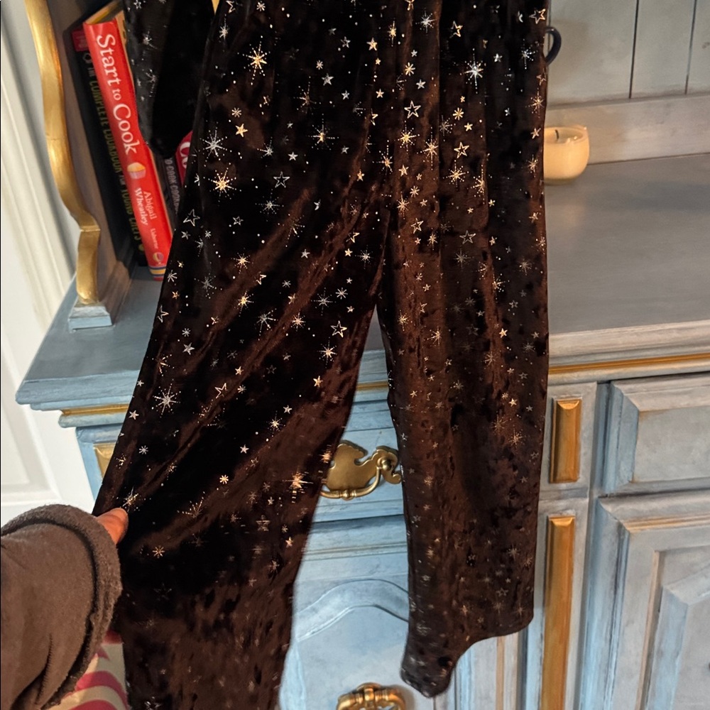 Justice Black Starry One Shoulder Dress - Picture 3 of 5